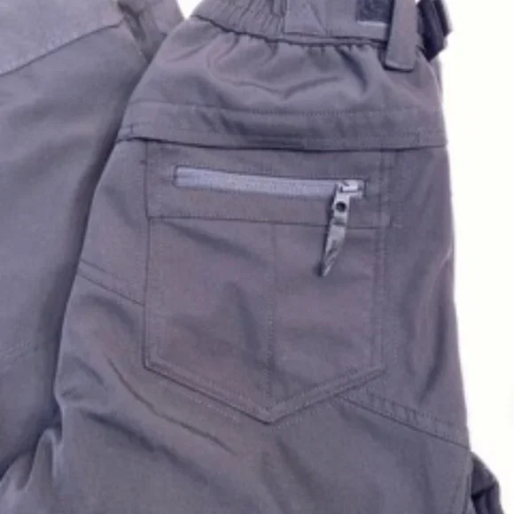 Gerry Men's Water Resistant Fleece Lined 4-Way Stretch Snow Pants, Black, Size M - Picture 9 of 14